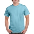 thumbnail image 1 of Gildan Mens Heavy Cotton T-Shirt, 2XL, Sky, 1 of 2