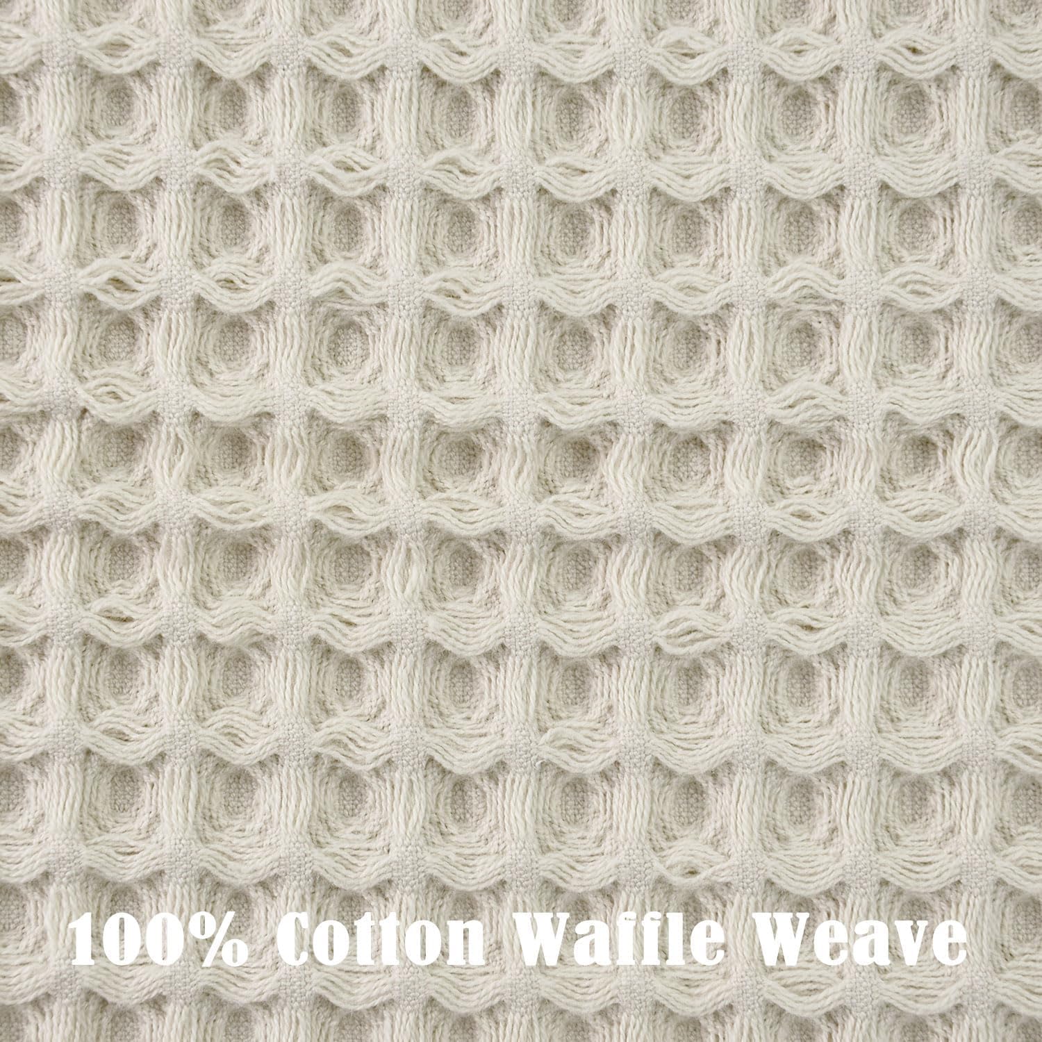 Waffle Hand Towels for Bathroom Kitchen 2-Piece (Rust) – Cotton Quick Dry, Super Soft, Absorbent Towels for Fall Decor, 13x29”