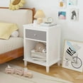 thumbnail image 4 of Modern Nightstand, Kids Nightstand with One Drawer, End Table for Boys and Girls, Toddler Night Stand for Living Room, Bedroom (Grey), 4 of 8