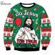 thumbnail image 4 of Jersey de gran tamaño para hombre, sudaderas de Navidad feas, chándal de cuello redondo, ropa de calle Vintage de dos piezas falsas, 4 of 4