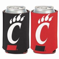 NCAA Cincinnati Bearcats 2 Color 12oz Can Cooler, Collapsible