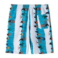 thumbnail image 3 of TIHLMK Men's Drawstring Print Beach Shorts Holiday Style Beach Shorts, 3 of 7