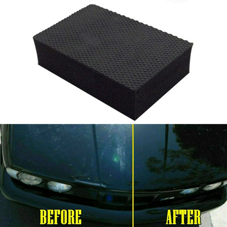 Fule 1pc Car Clay Bar Pad Sponge Block Cleaning Eraser Wax Polish Pad Tools  w/Box 