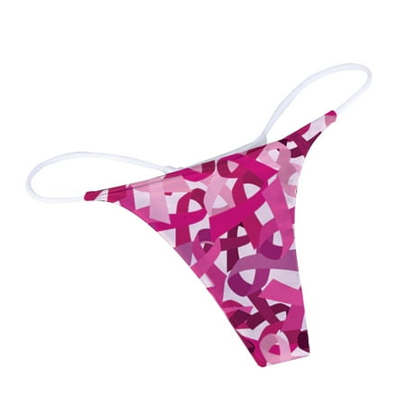

ZHAGHMIN Printing Thongs Women Underwear Soft Breathable T Back Panties Bikini Briefs Lingerie Lady Bragas Underpants Purple SizeXXL