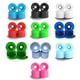 thumbnail image 5 of Eigraketly 4 piezas de accesorios para ruedas de patines, componente profesional modificado, componentes de monopatín, rodillos en línea para patinar Azul transparente, 5 of 6