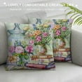 thumbnail image 3 of Nawypu Outdoor Spring Summer Floral Throw Pillow Cover European Vintage Hydrangea Flower Bouquet Blossom Botany Petals  Pillow Cover Home Sofa Pillow Case, 3 of 5