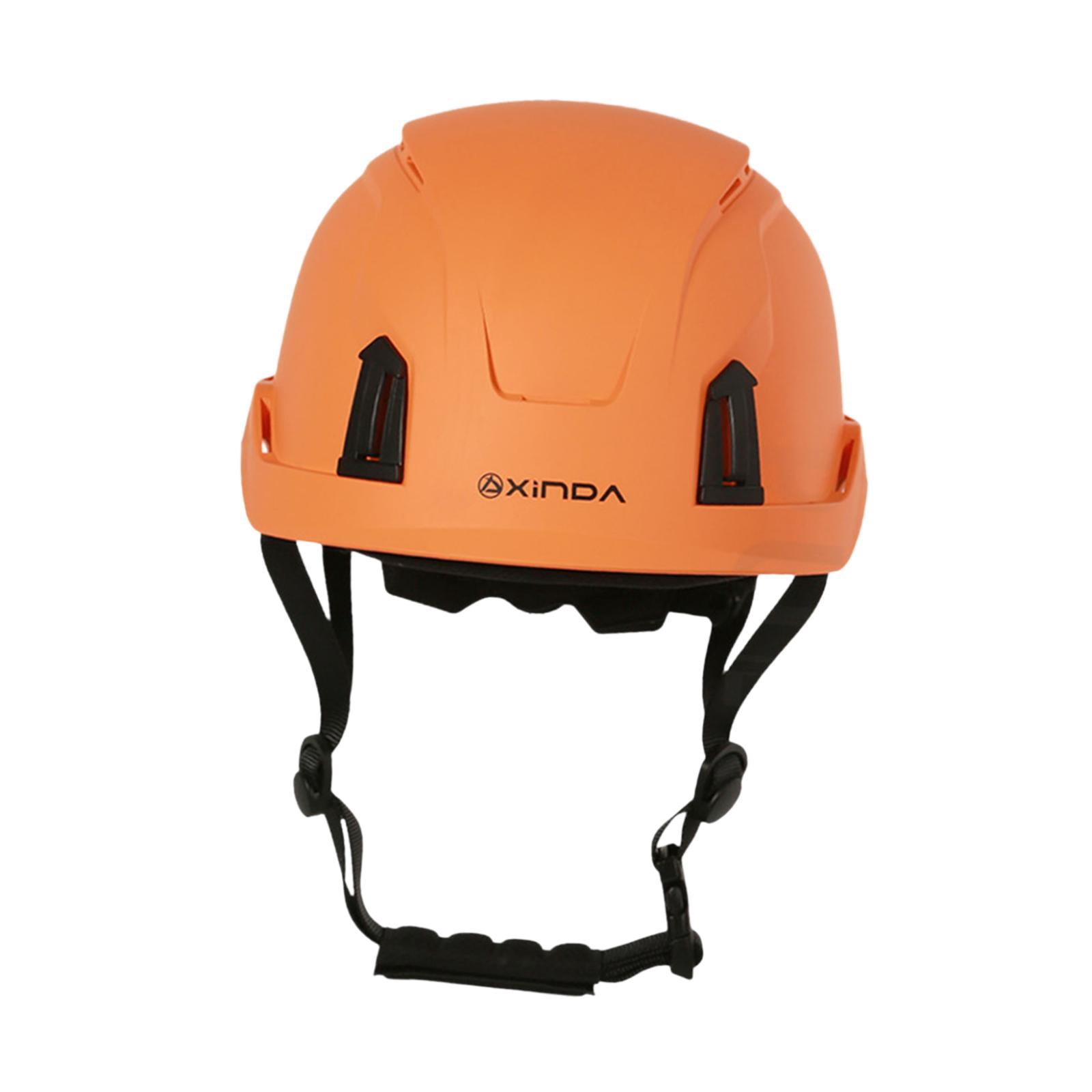 MAGIDEAL Construction Helmet for Adults Hard Hat for Arborist Outdoor Industrial Work Orange