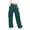 Green, variant on SROBPTY Teen Girls Pants Solid Drawstring with Pockets Straight Trousers for 5-15 Years