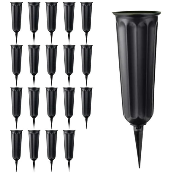 Mozhitti Cemetery Vases With Plastic For Flowers Decorations Cemetery Memorial Floral