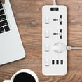 thumbnail image 6 of USB Power Strip under $5! CQCYD USB Charging Power Strip, Multi Outlet Extension Cord with Smart Toggle, Surge Protector for Home Office, Universal Socket with Night Light, 6 of 7