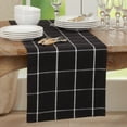 thumbnail image 2 of Saro Lifestyle Simple Plaid Table Runner, 2 of 5