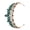 E, variant on Yihuala Crowns Hairband with Colorful Wide Side Shinning Baroques Hairband for Festival Wedding Party