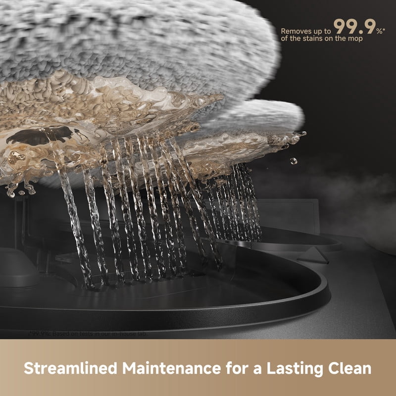 MOVA V50 Ultra Complete Robot Vacuum & Mop, Pet Hair Carpet Friendly,24000 Pa Suction, Self-Cleaning Filter,Fast Mop Drying