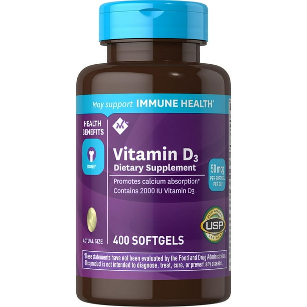 Vitamin D3 2000 IU Dietary Supplement (400 ct.)