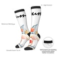 thumbnail image 4 of Naloa Summer Gnome Thigh High Socks Extra Long Stretchy Sock Women Over Knee High Opaque Stocking Daily Wear, 4 of 6