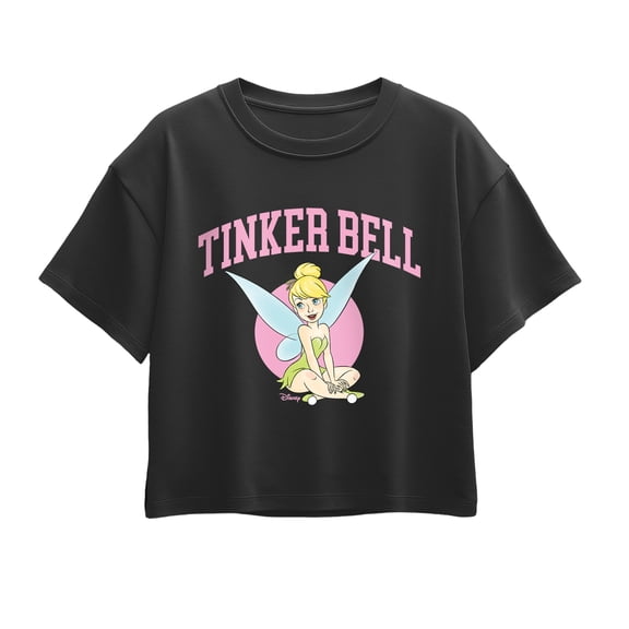 Tinker Bell - Collegiate - Youth Girls Boxy T-Shirt