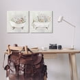 thumbnail image 3 of Stupell Industries Clawfoot Flower Garden Bees Bath & Laundry Painting Wrapped Canvas Art Print Wall Art, 17 x 17, Set of 2, 3 of 8