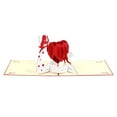 thumbnail image 3 of Tarjetas del Día de San Valentín Tarjeta de boda Tarjeta de invitación de Cupido del corazón Tarjetas de felicitación 3D para la boda Día de la Madre Macarena Tarjetas del día de San Valentín, 3 of 8