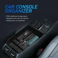 thumbnail image 3 of Car Console Organizer Armrest Storage Box Front Seat Organizer Car Seat Organizer Vehicle Interior Accessory, 3 of 8