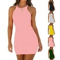 thumbnail image 3 of Women Summer Party Club Dress Sexy Sleeveless Tank Slim Ladies Mini Bodycon Y2K, 3 of 9