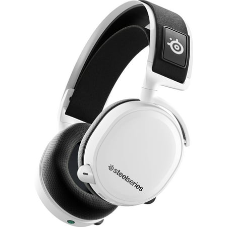 SteelSeries Arctis 7+ Wireless Gaming Headset - Lossless 2.4 GHz - 30 Hour Battery Life - USB-C - 7.1 Surround - for PC, PS5, PS4, Mac, Android and Switch - White