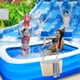 thumbnail image 4 of Teissuly Clearance Pool Side Storage Basket Set, Pool Cup Holder, Above Ground Pool Accessories, Pool Toy Basket, Pool Storage Bins For Most Frame Pools(Beige, ) Teissuly WER2023081500355, 4 of 8