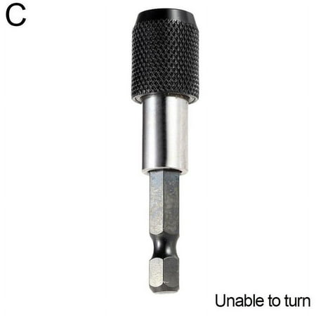 

Black Steel Impact Magnetic Pivoting Bit Tip Holder Drill X1 Swivel 9CK5 New E1R0