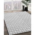 thumbnail image 3 of Ahgly Company Machine Washable Indoor Square Transitional Platinum Gray Area Rugs, 8' Square, 3 of 7
