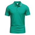 thumbnail image 5 of Zshosam Polo T Shirts for Men Mens Breathable Polo Shirts Short Sleeve Lightweight Knit Texture Golf Shirts Knitwear Size XXXL,(Green XXXL), 5 of 9