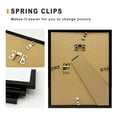 thumbnail image 7 of Black Picture Frames - 8x10 - 4 Pack Photo & Poster Frame Set for Wall Decor & Tabletop Display, Minimalist Black Frame Collection, 7 of 7