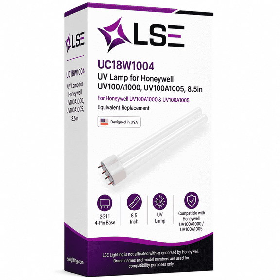 LSE Lighting 18W PL-L18W/TUV Straight-Pin 2G11 UV Bulb