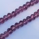 thumbnail image 5 of Cadena de espaciadoras facetadas acrílicas de cristal Gloria Violeta claro 6x8mm, 5 of 9