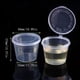 thumbnail image 2 of 50 piezas de mini vasos de plástico transparentes SSuperp contenedor de almacenamiento de slime 40 ml, 2 of 5