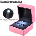 thumbnail image 5 of Yescom LED Ring Box Jewelry Wedding Engagement Proposal Lighted Pin Storage Case 4 Pack, 5 of 12