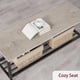 thumbnail image 4 of Dining mesa set para 4 - kitchen mesa con 2 sillas y almacenamiento bench, 47.2 - pulgada rectangular mesa con wine rack, perfect para small space apartments (rustic gray), 4 of 8