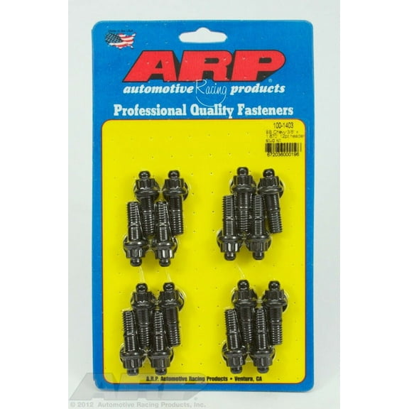 ARP 100-1403 Black For BB Chevy 3/8 x 1.670" 12pt header stud kit