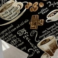 thumbnail image 6 of Safeglitz Retro Coffee Pattern Rectangular Tablecloth–Dining Table/Wedding Textile, Adds Vintage Charm to Kitchens And Home Decor,Cafe Tablecloth E, 6 of 6