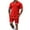 Red, variant on VBTAPA Mens Short Sleeve Shirt and Shorts Set Color Block Casual Tracksuit 2 Piece Summer Beach Outfits with Pockets Lightning Sales of Today Black XXXXL