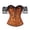 Gold, variant on Womens Classic Bridal Corset with Hook Closure Boned Bustier Waist Shaper Elegant Shapewear Dark Blue L