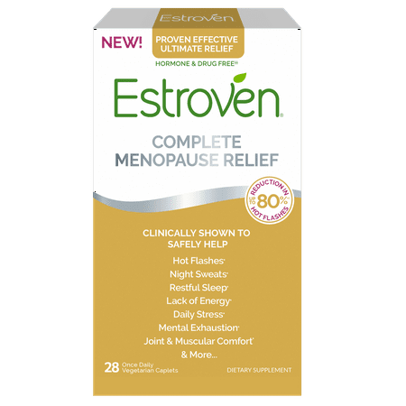 Estroven Complete Menopause Relief, Estroven Complete Menopause Relief, Hormone & Drug Free, 28 Ct, Pack of 4