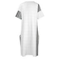 thumbnail image 4 of Excel Spreadsheet vestido de bolsillo suelto para mujer ropa de graduación vestido de noche, 4 of 6