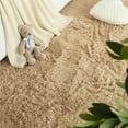 thumbnail image 7 of Junovo Super Soft Fluffy Area Rugs Modern Shag Rug for Bedroom Living Room,Cute Carpets for Kids Nursery Girls Home Dorm,4'x6',Tan, 7 of 7