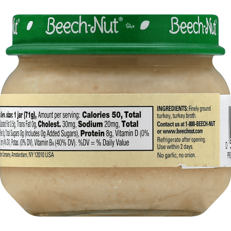 Beechnut turkey and best sale broth baby food