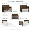 Evolur Santa Fe 5in1 Convertible Crib, Antique Brown