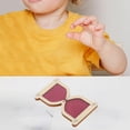 thumbnail image 4 of Milaget Wooden Hourglass Busy Board Kit Basic Skills Educational Toy Learning Activities Plum Red, 4 of 9