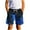 Blue, variant on Ovbmpzd High Waisted Shorts for Boys Summer Blue Beach Graphic Prints Drawstring Shorts Jeans for Kids 130