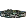 thumbnail image 3 of Silver Bone Widget Dragon Skin Genuine Leather Dog Collar, 3 of 3