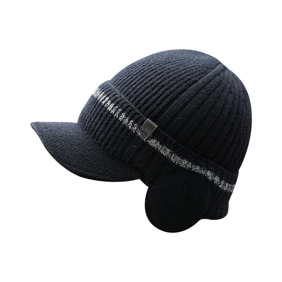 Winter Hats for Men and Women Cold Weather Gear Knitted Warm Tongue Hat for Autumn/Winter Season Casual Sports With Ear Covers