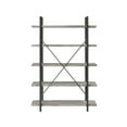 thumbnail image 7 of 5-Shelf Bookcase Grey Driftwood and Gunmetal, 7 of 7