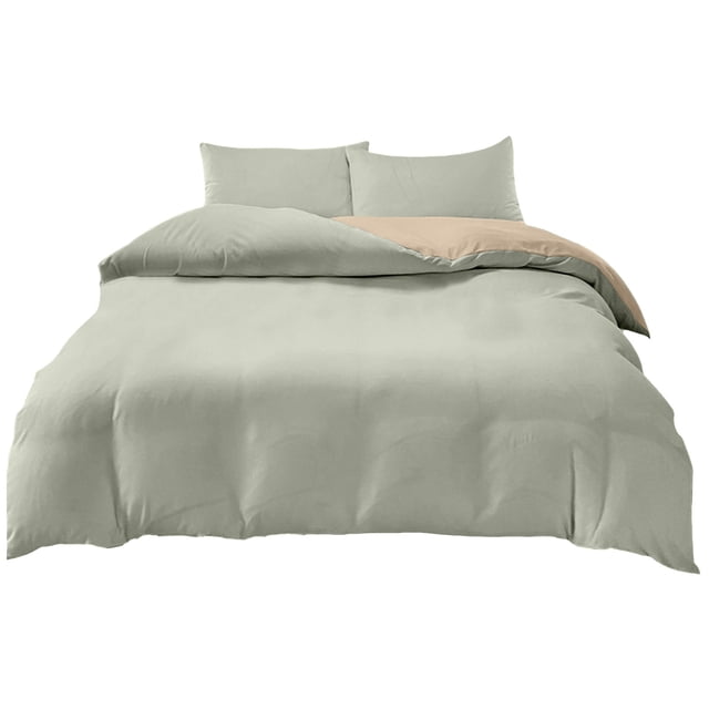 Ohufall Fresh Color Washed Bedding Set Twin Sheets Set Four Piece Soft Comfort For Student Dormitory